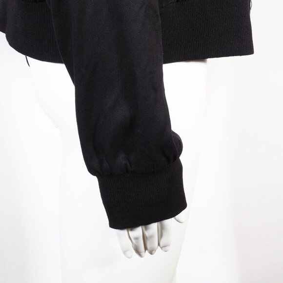 Context Womens Jacket Size S Floral Embroidered Nehru Black Pink Orange Silver - Picture 7 of 8